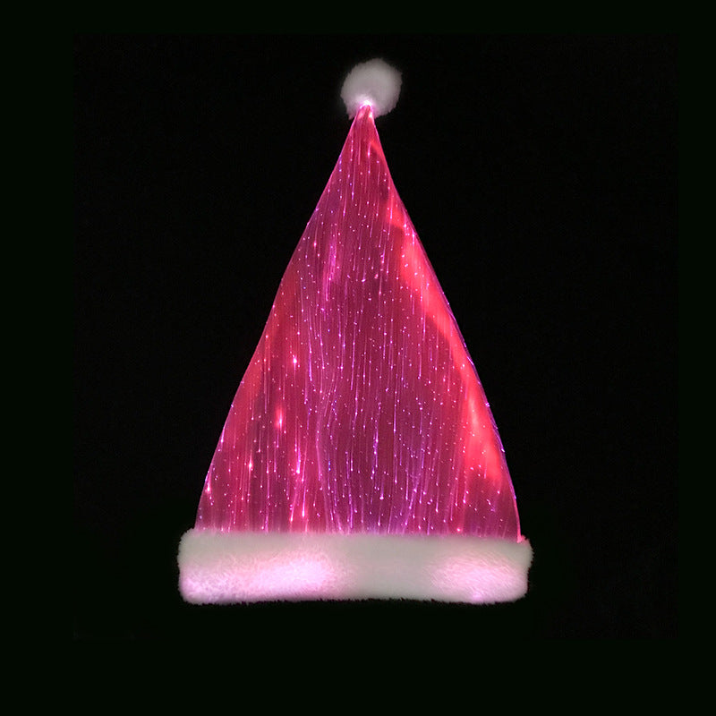 Luminous Christmas Hat LED Lighting Up  Colorful Cap Performance Show Celebration Days