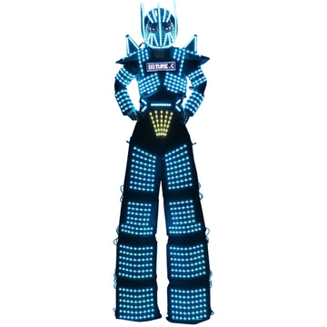 LED Light Stilts Walker Robot Suit