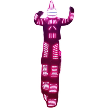 Disfraz de robot LED