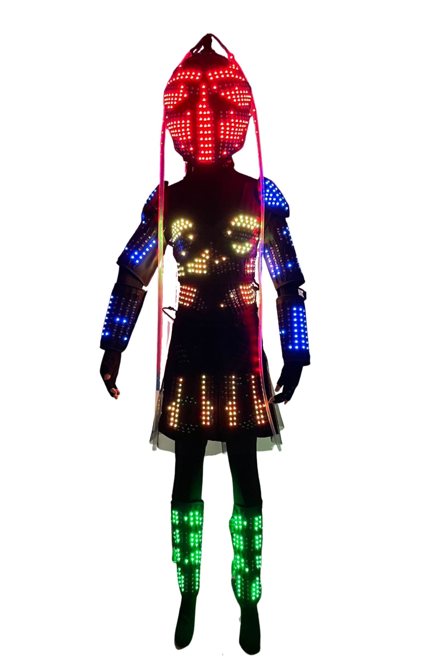 New Female Lighting Up Suits LED Costumes For Show Entertainment Dance Performance