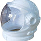 Plastic White and Transparent Helmets Head Wearable Mask Costume Props Stage Performance Show