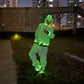 Optic Fiber Costume Suits Luminous Clothing LED Tron Costume For Stage Performance Celebration Dancing Entertainmnet Events