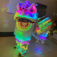 LED lightup Lion Jump Leap Dancing Performance Props For Amusement Celebration Chinese Traditional Program New Year's Atmosphere