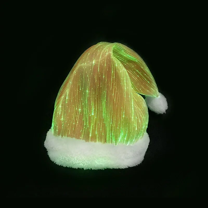 Luminous Christmas Hat LED Lighting Up  Colorful Cap Performance Show Celebration Days