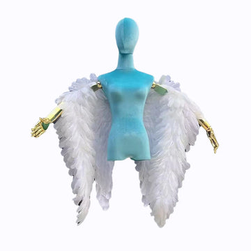 Feather shawl Chinese Feather Clothes Catwalk Show Ancient Style Props