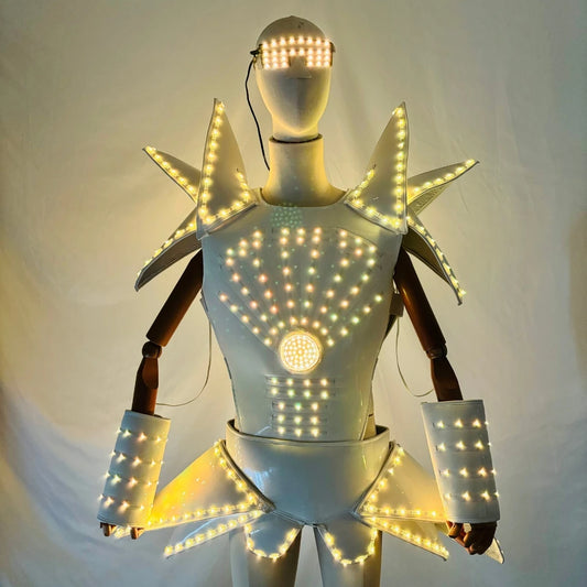 Full Color LED Robot Suit Catwalk Stage Dance Event Evening For DJ Bars Party Music Show