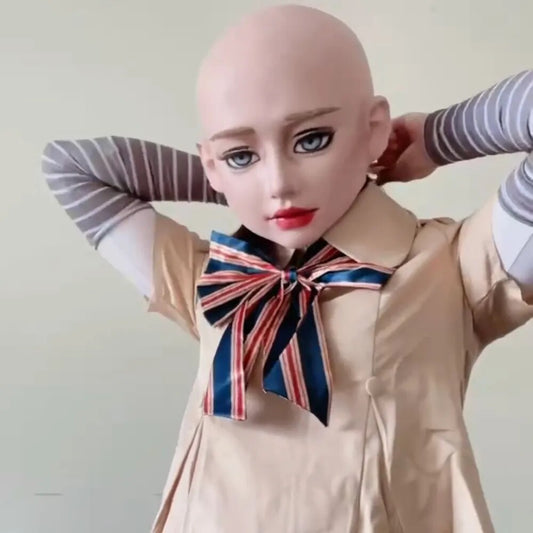 Megan Mask MEGAN Cosplay Dress for Kids Girls Women  AI Doll Robots Halloween Costumes