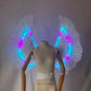 LED Light Up Feather Wings Luminous Angel Wings Party Event Entertainment Accessories Dane Show Stage Performance Props