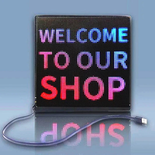 Usb Led Module Full Color Bluetooth Programmable Board Flexible Car Scrolling Advertising Sign Animated Text With Waterproof Bag