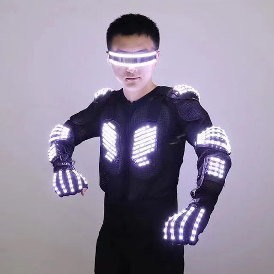 New LED Armor Luminous Jackets Costume