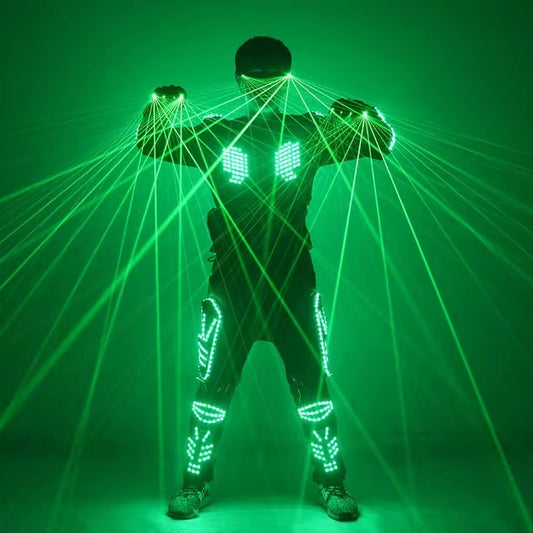 New Green Laser Costume Suit