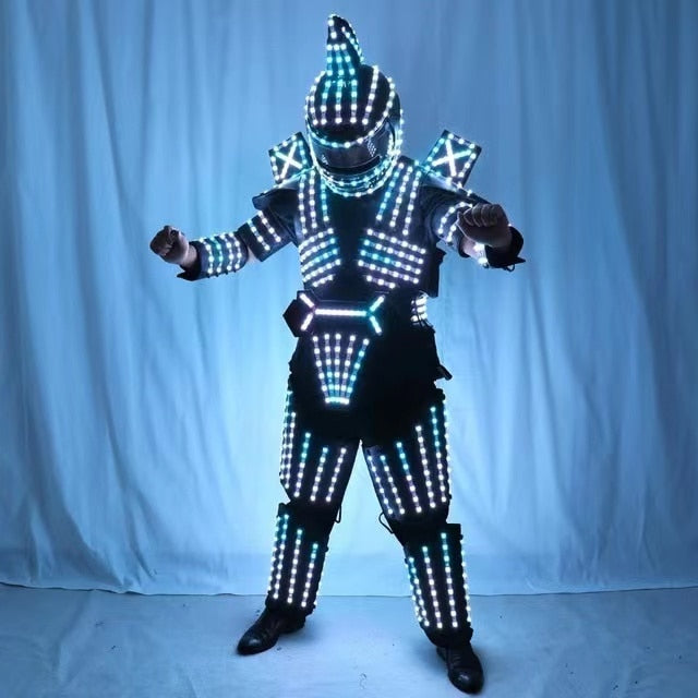 Full Color LED Robot Suit Stage Dance Costume