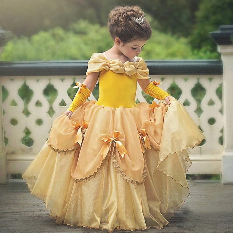 Princess Belle LED Light Up Dress for Girl