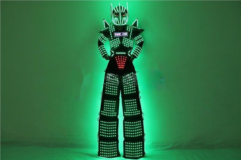 LED Light Stilts Walker Robot Suit