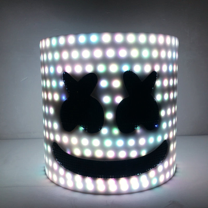 LED Light Helmet Dance DJ Clubwear Dance Performance Nightclub Luminous Light Up Headgear