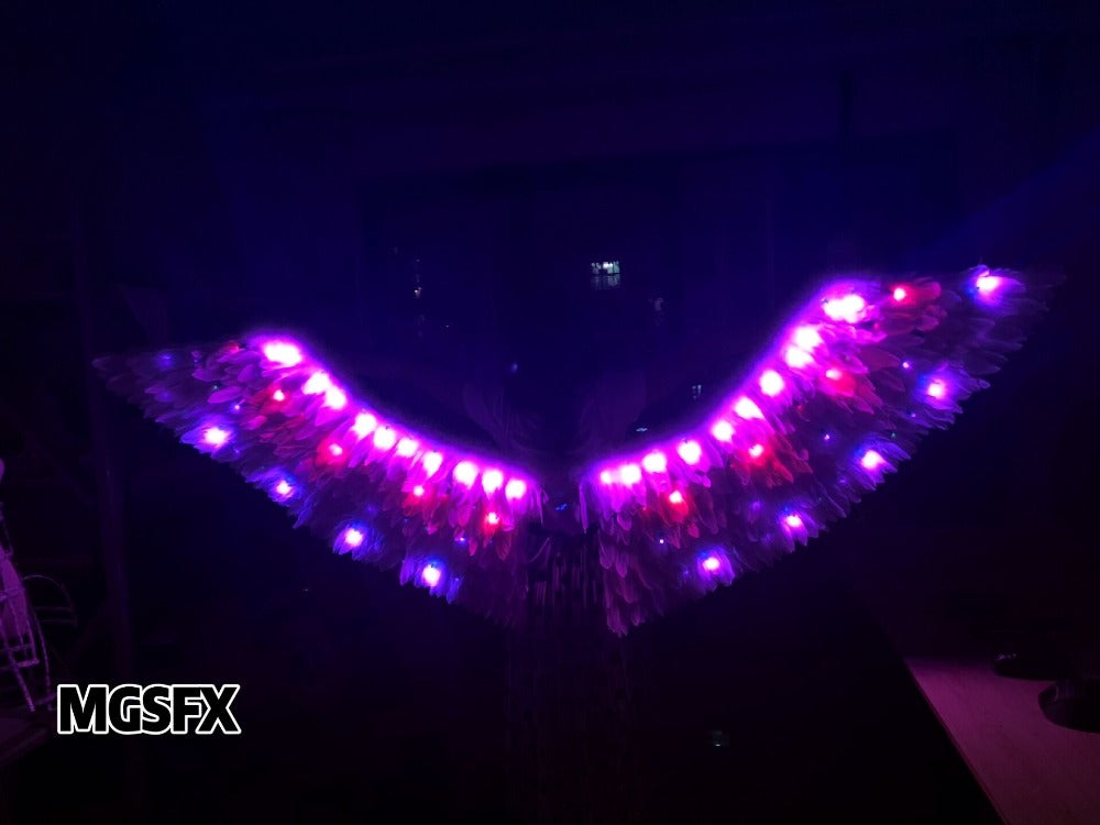 Program LED Light up Feather wings