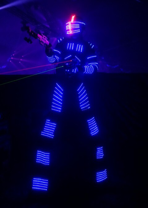 LED Robot / LED Costume / David Guetta robot suit / LED robot suit /  Robot clothes