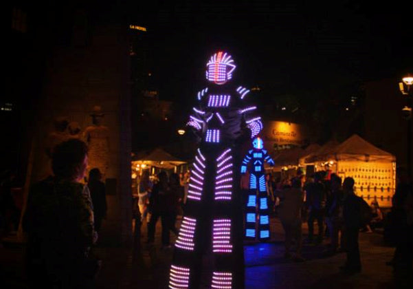 LED Robot / LED Costume / David Guetta robot suit / LED robot suit /  Robot clothes