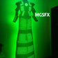 LED Robot Stilts Walker Costume