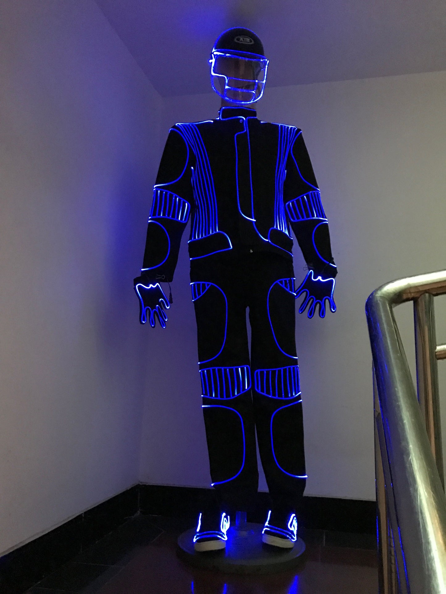Optic fiber LED dance costume Michael jackson
