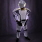White LED Robot Suit Clothing Star Wars White Soldiers Cosplay performance Clothing