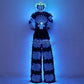 LED Robot Suit Traje De Robot Jacket LED Helmet Stilts Walker Suit Clothing David Guetta Robot Costume