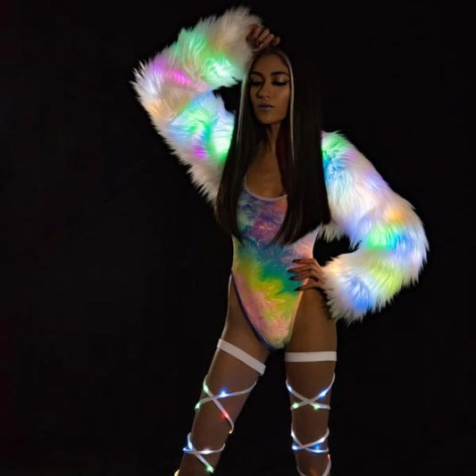 LED Tron Dance Costume with Remote
