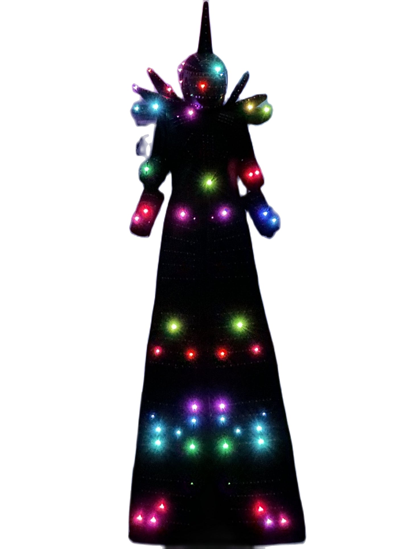 LED Robot Stilts Walker Costume