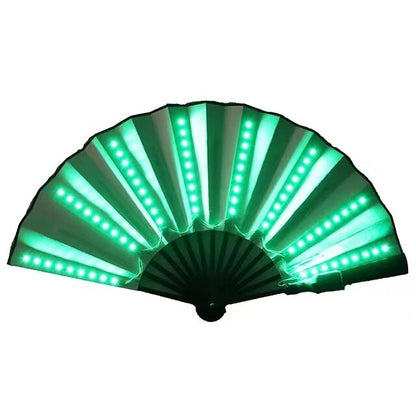New LED Fan Stage Performance Dancing Lights Fans DJ Singer Bar Nightclub Show Props Halloween Birthday Party Gifts