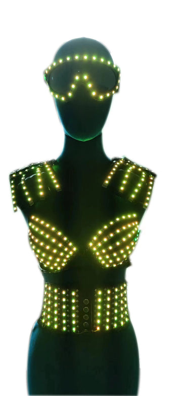 Woman Sexy LED Bikini Corset