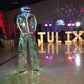 Stilts walker Mirror Robot Costume Men and Women for Performance Mirrorman show dance party carnival party