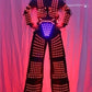 LED Light Robot Costume Clothing event kryoman costume led disfraz de robot