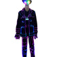 New Tron costume Cosplay Fiber optical outfit Light up clothing Disco DJ dance show clothes