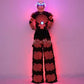LED Robot Suit Traje De Robot Jacket LED Helmet Stilts Walker Suit Clothing David Guetta Robot Costume