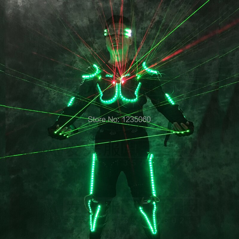 Party Ballroom Dance Led costumes Men Suit