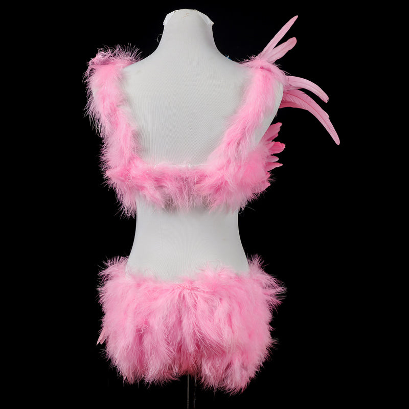 Super Large Victoria Pink Feather Angel Wings Costume