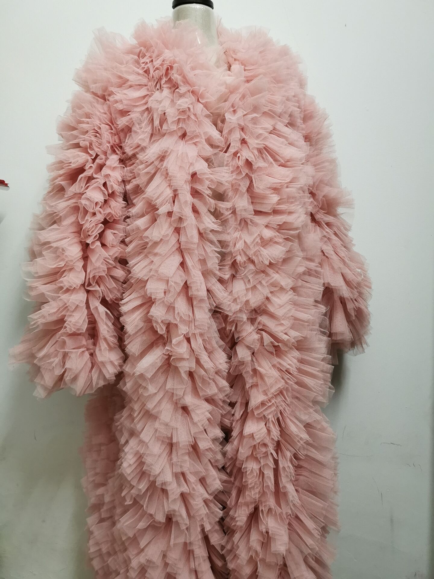 Pink Feather Women Singer Costume