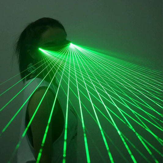 Multi-line Red Green Purple Laser LED Glasses Stage Show