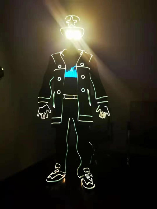 Tron legacy burning man light up suit