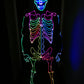 Halloween Mask LED Skeleton costume suit