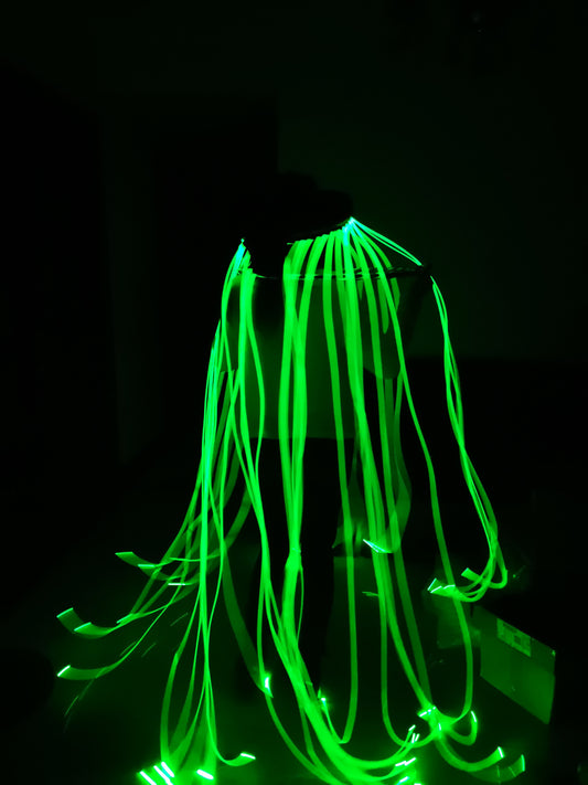 Sexy Halloween Jellyfish led costumes prop