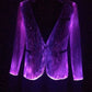 Mens LED Suit Jacket Optic Fiber Light Up Dress
