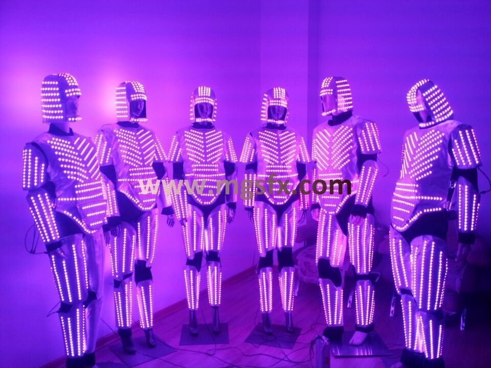 RGB LED Robot Dance Costume