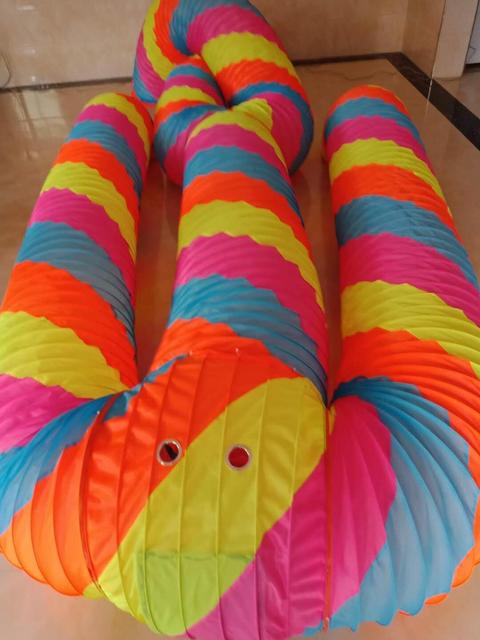 Rainbow tube dance Slinky Costume