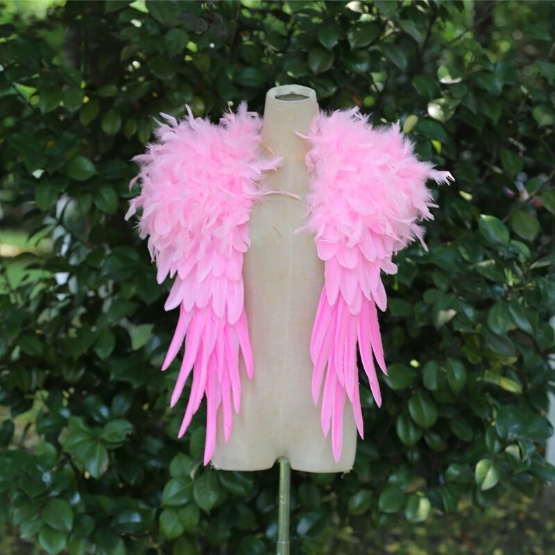 Victoria pink feather angel wings costume