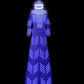 LED Robot Stilts Walker Costume Kryoman Suit