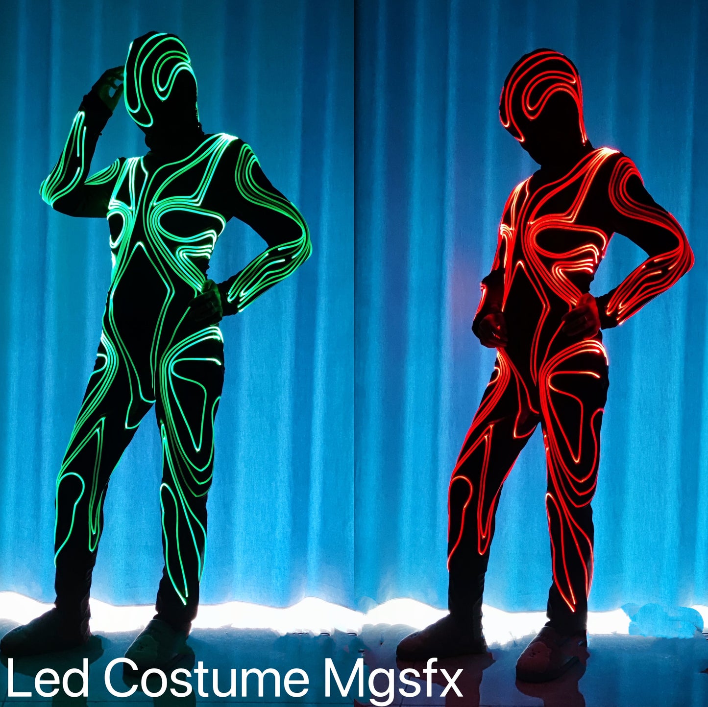 Sexy Women Dance Optic Fiber LED Light Bodysuit