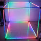 RGB LED Cube Acrobatics Triangle Lighting Stage Prop