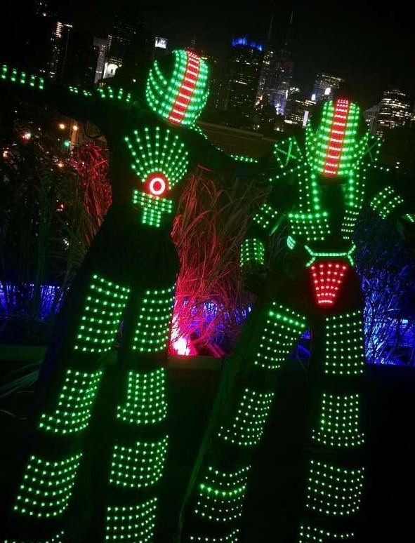 LED Robot Costume