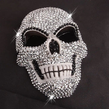 Bestselling  Sparkling Rhinestone Party Face Mask - Adjustable Venetian Style for Halloween & Costume Events